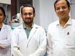 The IISER, Bhopal research team comprising of Shilpi Jaiswal, Madhurima Sarkar, Dr. Arkaprabha Giri & Prof. Abhijit Patra The IISER, Bhopal research team comprising of Shilpi Jaiswal, Madhurima Sarkar, Dr. Arkaprabha Giri & Prof. Abhijit Patra