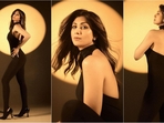 Shilpa Shetty is making her fans drool with her latest look in a stylish black catsuit. The gorgeous actress is a total stunner who keeps hitting the fashion targets like a pro. Whether it's a sartorial saree or a red carpet-worthy gown, the stylish diva knows how to turn heads with her incredible fashion sense and undeniable beauty. Shilpa is quite active on social media and her glamorous Insta diaries filled with fashion-forward looks are a treasure trove of style inspiration for all her followers. Her latest all black look is no exception and is sure to capture your heart. Scroll down to take some fashion notes from the diva.(Instagram/@theshilpashetty) Shilpa Shetty is making her fans drool with her latest look in a stylish black catsuit. The gorgeous actress is a total stunner who keeps hitting the fashion targets like a pro. Whether it's a sartorial saree or a red carpet-worthy gown, the stylish diva knows how to turn heads with her incredible fashion sense and undeniable beauty. Shilpa is quite active on social media and her glamorous Insta diaries filled with fashion-forward looks are a treasure trove of style inspiration for all her followers. Her latest all black look is no exception and is sure to capture your heart. Scroll down to take some fashion notes from the diva.(Instagram/@theshilpashetty)