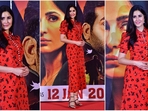 Katrina Kaif leaves fans swooning in red floral printed midi dress. It costs…(HT Photo/VarinedrChawla) Katrina Kaif leaves fans swooning in red floral printed midi dress. It costs…(HT Photo/VarinedrChawla)
