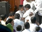BJP MLA slaps police constable BJP MLA slaps police constable