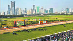The decision to construct a theme park at the racecourse was vehemently criticised by Aaditya Thackeray, Sena UBT MLA, who called it “a virtual sell-out and land grab of 227 acres of open space” in a post on X on Friday. Thackeray alleged that 91 acres will be kept with RWITC and the rest will be taken for “development” by the BMC. He also stated that a 30-year lease agreement will be signed for RWITC (Pratik Chorge/HT Photo) The decision to construct a theme park at the racecourse was vehemently criticised by Aaditya Thackeray, Sena UBT MLA, who called it “a virtual sell-out and land grab of 227 acres of open space” in a post on X on Friday. Thackeray alleged that 91 acres will be kept with RWITC and the rest will be taken for “development” by the BMC. He also stated that a 30-year lease agreement will be signed for RWITC (Pratik Chorge/HT Photo)