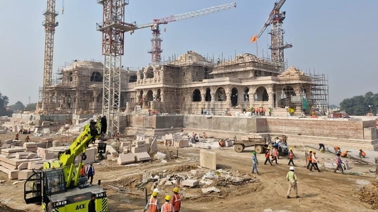The Pran Pratishtha (consecration) ceremony of Ram Lalla at Ram temple in Ayodhya will take place on Jan 22. (Sourced) The Pran Pratishtha (consecration) ceremony of Ram Lalla at Ram temple in Ayodhya will take place on Jan 22. (Sourced)
