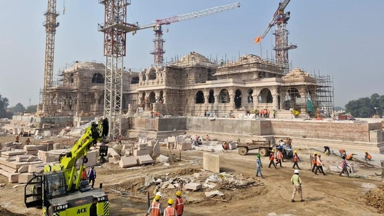 Prime Minister Narendra Modi is expected to attend the consecration ceremony at the Ram Temple on January 22. The shrine has been constructed entirely using the country's traditional and indigenous technologies. Here are some key features of the temple that you need to know. (File Photo)