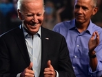 President Joe Biden (left) and former US president Barack Obama (right) (AFP) President Joe Biden (left) and former US president Barack Obama (right) (AFP)
