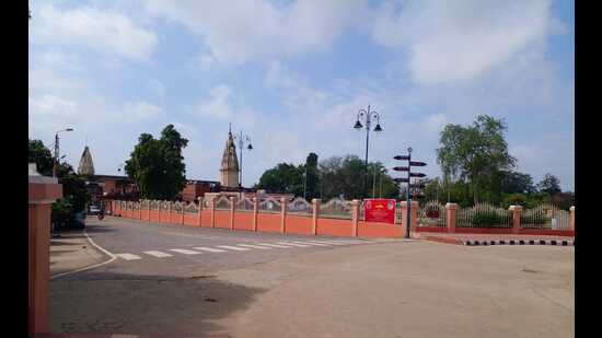 Guptar Ghat in Ayodhya gets a makeover. (Ravinder Singh/HH)