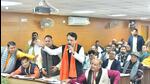 The proposal was put forward by Bharatiya Janata Party (BJP) councillor Sanjay Singh, who also proposed names such as ’Harnandi Nagar’ and ’Gajnagar’, but the municipal corporation has decided to let the state government pick the new name, said civic officials. (Sakib Ali/HT Photo) The proposal was put forward by Bharatiya Janata Party (BJP) councillor Sanjay Singh, who also proposed names such as ’Harnandi Nagar’ and ’Gajnagar’, but the municipal corporation has decided to let the state government pick the new name, said civic officials. (Sakib Ali/HT Photo)