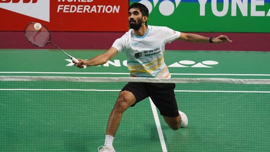 The former world No. 1 will face Hong Kong's NG Ka Long Angus next.(Deepak Gupta/Hindustan Times)