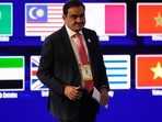 India's Adani Group chairman Gautam Adani leaves after addressing the Vibrant Gujarat Global Summit in Gandhinagar on Wednesday, (AP) India's Adani Group chairman Gautam Adani leaves after addressing the Vibrant Gujarat Global Summit in Gandhinagar on Wednesday, (AP)