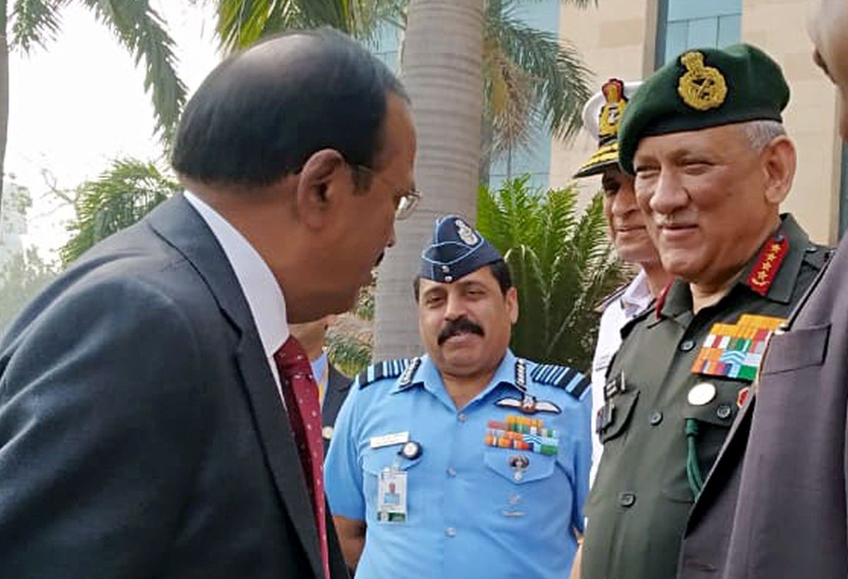 NSA Ajit Doval with late CDS Gen Bipin Rawat NSA Ajit Doval with late CDS Gen Bipin Rawat