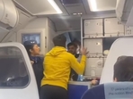 IndiGo passenger assaults pilot amid chaos due to flight delays(Twitter ) IndiGo passenger assaults pilot amid chaos due to flight delays(Twitter )