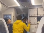 IndiGo passenger assaults pilot amid chaos due to flight delays(Twitter ) IndiGo passenger assaults pilot amid chaos due to flight delays(Twitter )
