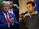 Donald Trump and Vivek Ramaswamy Donald Trump and Vivek Ramaswamy