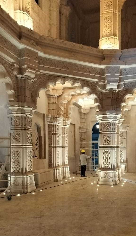 Interior pics of Ram Mandir in Ayodhya Interior pics of Ram Mandir in Ayodhya