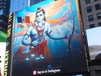 Times Square in New York echoes with bhajans in celebrations of Ram Lalla's Pran Pratishtha. Times Square in New York echoes with bhajans in celebrations of Ram Lalla's Pran Pratishtha.
