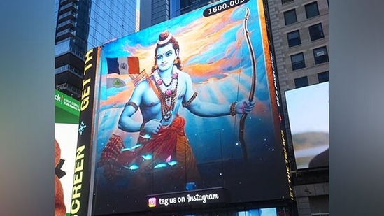 Times Square in New York echoes with bhajans in celebrations of Ram Lalla's Pran Pratishtha. Times Square in New York echoes with bhajans in celebrations of Ram Lalla's Pran Pratishtha.