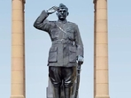 Netaji Subhas Chandra Bose's statue installed at India Gate in New Delhi (PTI) Netaji Subhas Chandra Bose's statue installed at India Gate in New Delhi (PTI)