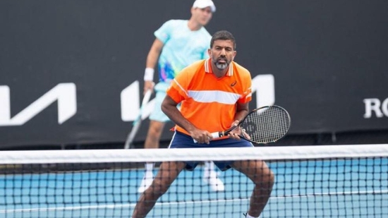 Indian tennis player Rohan Bopanna.(@sachin_rt) Indian tennis player Rohan Bopanna.(@sachin_rt)