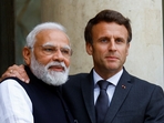 Prime Minister Narendra Modi and French President Emmanuel Macron. Prime Minister Narendra Modi and French President Emmanuel Macron.
