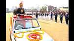 Shri Mata Vaishno Devi Shrine Board chief executive officer Anshul Garg during the Republic Day event in Katra. (HT Photo) Shri Mata Vaishno Devi Shrine Board chief executive officer Anshul Garg during the Republic Day event in Katra. (HT Photo)