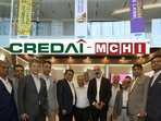 The CREDAI-MCHI team, in front of the e-registration section at the 31st CREDAI MCHI expo held in Mumbai Metropolitan Region.. The CREDAI-MCHI team, in front of the e-registration section at the 31st CREDAI MCHI expo held in Mumbai Metropolitan Region..