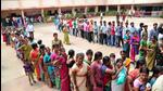 Voters stand in queue to cast their votes at a polling booth in Jubilee Hills of Hyderabad in Andhra Pradesh. (HT Photo) Voters stand in queue to cast their votes at a polling booth in Jubilee Hills of Hyderabad in Andhra Pradesh. (HT Photo)