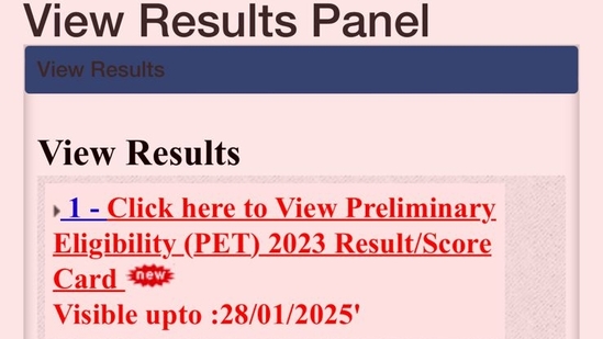 UPSSSC declares UP PET 2023 results, check now UPSSSC declares UP PET 2023 results, check now