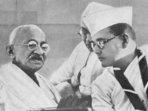 Mahatma Gandhi and Netaji Subhas Chandra Bose.(.Wikimedia Commons) Mahatma Gandhi and Netaji Subhas Chandra Bose.(.Wikimedia Commons)
