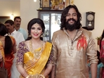 Arun Gowda and B V Aishwarya got engaged on the auspicious day of the Ram Mandir consecration Arun Gowda and B V Aishwarya got engaged on the auspicious day of the Ram Mandir consecration
