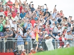 A crowd watching Tiger Woods in 2018 (Source: X/Jamie Kennedy)
A crowd watching Tiger Woods in 2018 (Source: X/Jamie Kennedy)