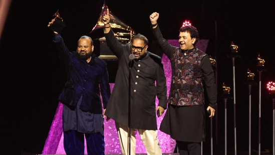 V Selvaganesh, Shankar Mahadevan and Ganesh Rajagopalan V Selvaganesh, Shankar Mahadevan and Ganesh Rajagopalan