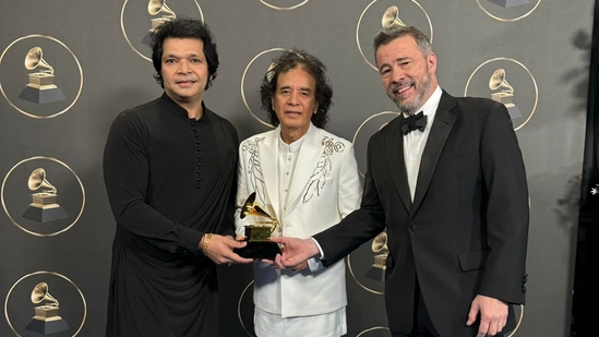 Rakesh Chaurasia, Ustad Zakir Hussain and Edgar Meyer Rakesh Chaurasia, Ustad Zakir Hussain and Edgar Meyer