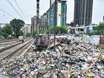 Garbage dumped near railway tracks at Sarai Rohilla in New Delhi. (Sanchit Khanna/HT Photo) Garbage dumped near railway tracks at Sarai Rohilla in New Delhi. (Sanchit Khanna/HT Photo)