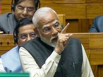 Prime Minister Narendra Modi replies to the 'Motion of Thanks' on the President's address in Lok Sabha during the Budget session of Parliament(PTI) Prime Minister Narendra Modi replies to the 'Motion of Thanks' on the President's address in Lok Sabha during the Budget session of Parliament(PTI)