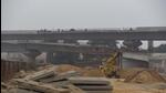Work on Package 1 of the Dwarka Expressway underway at Dwarka Link Road in January 2024.. (Parveen Kumar/HT Photo) Work on Package 1 of the Dwarka Expressway underway at Dwarka Link Road in January 2024.. (Parveen Kumar/HT Photo)