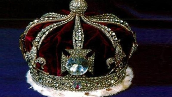 The Kohinoor diamond as part of the British Monarch’s crown.(HT file) The Kohinoor diamond as part of the British Monarch’s crown.(HT file)