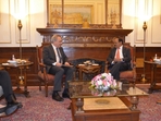 NSA Ajit Doval with Greek counterpart Dr Athanasios Ntokos in New Delhi today. NSA Ajit Doval with Greek counterpart Dr Athanasios Ntokos in New Delhi today.
