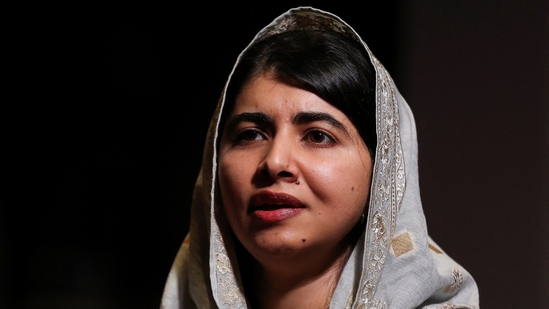 Pakistan Elections 2024: Nobel Peace Prize winner Malala Yousafzai speaks during an interview.(Reuters)