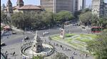 The Flora Fountain at Hutatma Chowk in Mumbai on February 8. (Anshuman Poyrekar/HT Photo) The Flora Fountain at Hutatma Chowk in Mumbai on February 8. (Anshuman Poyrekar/HT Photo)