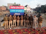 The Police chowki has come up at the site of the violence. The Police chowki has come up at the site of the violence.
