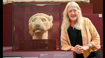 Mumbai, India. Feb 13,2024 - Professor of Cambridge University and British Museum trustee Dame Mary Beard delivered the keynote Lecture of the ancient sculptures exhibition at Convocation Hall, Mumbai University on Tuesday. (RAJU SHINDE/ HT PHOTO) Mumbai, India. Feb 13,2024 - Professor of Cambridge University and British Museum trustee Dame Mary Beard delivered the keynote Lecture of the ancient sculptures exhibition at Convocation Hall, Mumbai University on Tuesday. (RAJU SHINDE/ HT PHOTO)