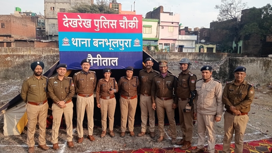 The Police chowki has come up at the site of the violence. The Police chowki has come up at the site of the violence.