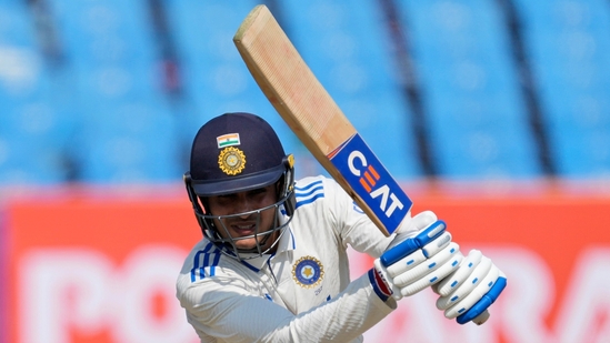 Shubman Gill remained unbeaten on 65 as India reached 196-2 at Stumps on Day 3 of 3rd Test in Rajkot(AP)