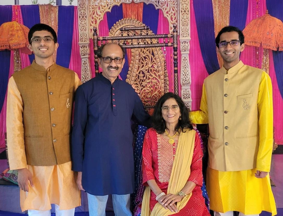 Ashwin Ramaswami with his family.(https://ashwinforgeorgia.com/) Ashwin Ramaswami with his family.(https://ashwinforgeorgia.com/)