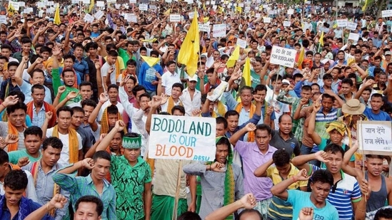 By and large, Bodos no longer think about violence since they have now the means and the governance powers to protect their culture and heritage.(PTI) By and large, Bodos no longer think about violence since they have now the means and the governance powers to protect their culture and heritage.(PTI)