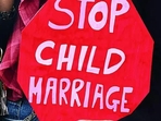 Poster against child marriage (Representative Photo) Poster against child marriage (Representative Photo)