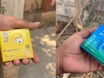 The image shows condom packets with TDP and YSRCP names and their party symbols printed on them. (X/@YSRCParty and @JaiTDP) The image shows condom packets with TDP and YSRCP names and their party symbols printed on them. (X/@YSRCParty and @JaiTDP)