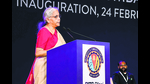 Sitharaman was speaking at the inauguration of a 60-acre permanent Mumbai campus set up by BITS Pilani in Kalyan, which will house a School of Management, a law school and a school of design. Sitharaman was speaking at the inauguration of a 60-acre permanent Mumbai campus set up by BITS Pilani in Kalyan, which will house a School of Management, a law school and a school of design.
