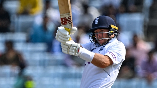 Joe Root remained unbeaten on 122, as England posted 353 in the first innings.(AFP)