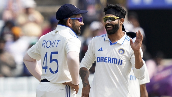 Ravindra Jadeja, however, struck the breakthrough as he dismissed Robinson on 58. The spinner eventually picked all of the remaining wickets, dismissing both, Shoaib Bashir and James Anderson on a duck.(PTI)