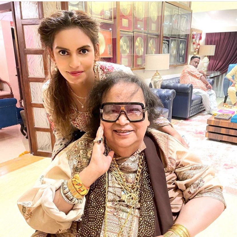 Shannon K with Bappi Lahiri during one of their last meetings before his demise in 2022. Shannon K with Bappi Lahiri during one of their last meetings before his demise in 2022.